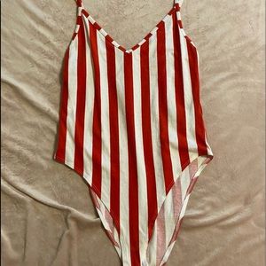 striped h&m bodysuit